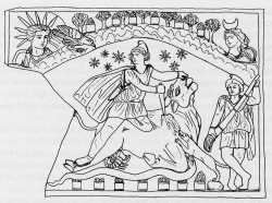 Mithras slaying a bull